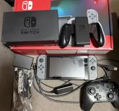 Nintendo Switch グレー 付属品全て有 おまけ付き