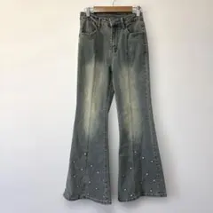 SHEIN DAZY フレアデニム カジュアルパンツ Mサイズ