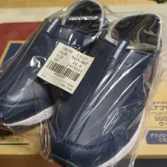 新品　ナース・オフィスシューズ ネイビー/ホワイト 24cmのサムネイル