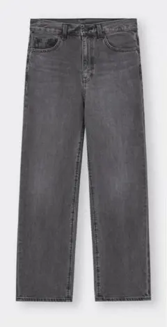 GU ハイライズストレートジーンズ　M