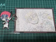 鬼滅の刃 おすそ分けポストカード つままれキーホルダー 猗窩座