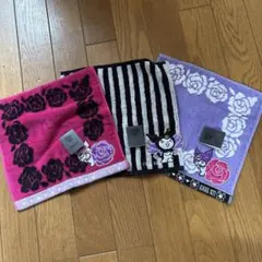 ANNA SUI x Kuromi ハンカチ 3枚セット