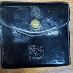 IL BISONTE 二つ折り財布 ブラック