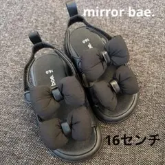 mirror bae. ブラックリボンサンダルのサムネイル