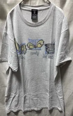 ワイリーコヨーテ　tシャツ　ルーニーテューンズ　ロードランナー　グレー　y2k