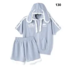 ❤︎シナモロール❤︎サンリオ❤︎パーカー❤︎ショートパンツ❤︎セットアップ❤︎新品❤︎130❤︎