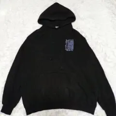 PUNYUS プニュズ パーカー フーディ ブラックパンサー サイズ4 刺繍 黒