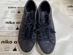 ★お値下げ★アディダスインヒールスニーカー24.5紺色