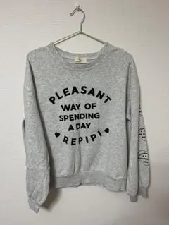 repipi ar mario グレー スウェット Lサイズ