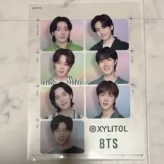 LOTTE XYLITOL × BTS クリアファイル シールセット