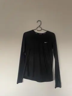 Nike DRI-FIT レディース ブラック 長袖Tシャツ M
