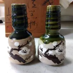 骨董「萬古焼徳利（写真左）」と「九谷焼徳利（写真右）」2点 - メルカリ