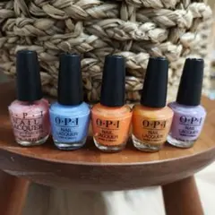 【残8割以上】OPI☆ミニネイルポリッシュ 5本