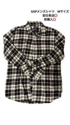 gap メンズ　チェックシャツ