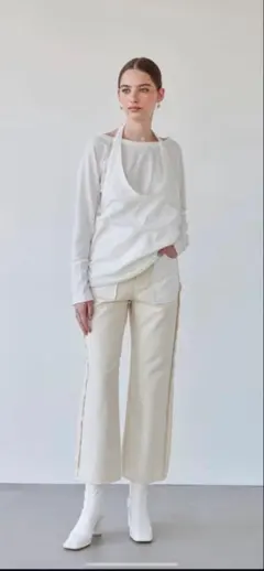 ALEXIA STAM ホワイト長袖Tシャツのサムネイル