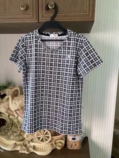 チェック柄 短袖Tシャツ Mサイズ