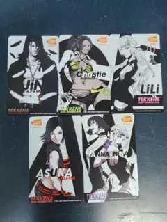 【未使用】鉄拳5 BANDAINAMCOカード5枚セット+おまけ2枚