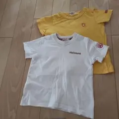 は*ち様 ミキハウス Tシャツセット 90 イエロー ホワイト