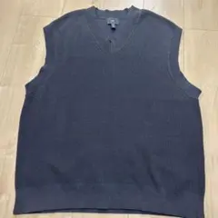 H&M ダークグレー Vネックベスト L