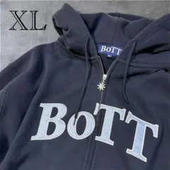 【極美品XL】BOTT OG Logo Zip Hoodie - ネイビーのサムネイル