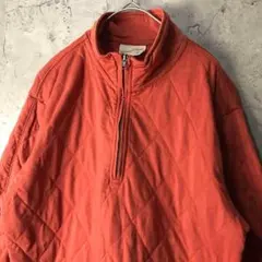 Y120古着　スウェット　キルティング　ハーフジップ　キッズ　90s Y2K