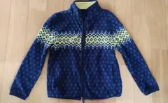 UNIQLOフリースジャケット ネイビー140