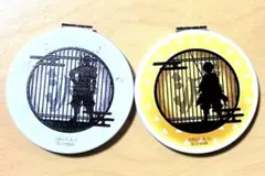 《匿名配送》鬼滅の刃 折りたたみミラー 2個セット 宇髄天元 我妻善逸