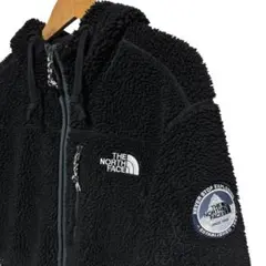 韓国限定　ノースフェイス　ボアフリース　フーディ　ブラック　サイズM