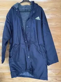 adidas ベンチコート ネイビー サイズ48 (L)