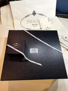 PRADA ボックス 大・小 2個セット空箱・ショッパー・リボン 付き
