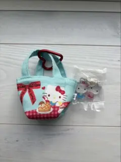 値下げ中‼️サンリオ　なかよしドロップチャーム　ミニミニランチトートバッグ