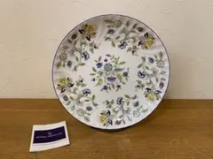 N0416-02★未使用 MINTON Royal DOULTON 花柄皿 大