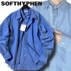 02 SOFTHYPHEN ダブルフロントオーバーサイズシグネチャーシャツ