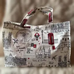 Harrods ロンドン柄 トートバッグのサムネイル