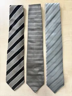【3本セット】ゼニア　他2種　ネクタイ