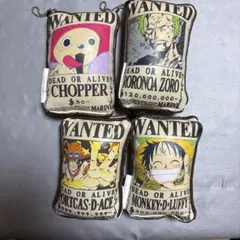 ワンピース クッションキーホルダー 4個セット！