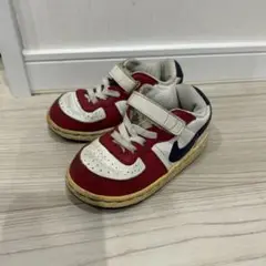 訳あり NIKE 赤 白 スニーカー ベルクロ No.7