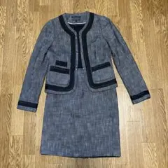 スーツ　上下　美品　卒園　入学　BANANAREPUBLIC ツイード　春秋冬