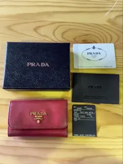 G1401 プラダ サフィアーノ 6連キーケース