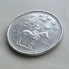 【再値下げ】カナダ 王立騎馬警察１００周年記念銀貨　エリザベス2世 　専用箱付き 1973年 カナダ銀貨 カナダ王立騎馬警察創立100周年記念銀貨 プルーフ