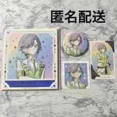 【匿名配送】プロセカ感謝祭5th 日野森志歩　ミニ色紙、缶バッジ、カード、シール