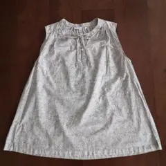 ユニクロ リバティノースリーブ ブラウス Sサイズ