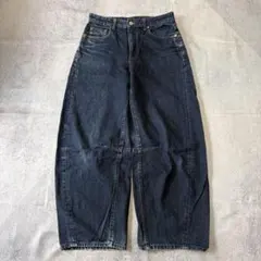 GU インディゴデニムパンツ Ｌサイズ バレルレッグストリート アメカジ Y2K