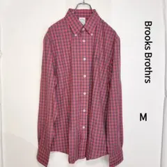Brooks Brothrs メンズチェックシャツ サイズM