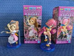 ワンピース ワールドコレクタブルフィギュア 大海賊百景 ２体セット（おまけ付き）
