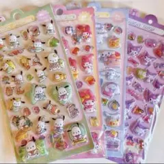 ボンボンドロップシール 4枚セット