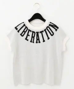 グレースコンチネンタル⭐︎ロゴルーズニットトップ36（M）のサムネイル