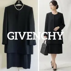 大きいサイズXL✨GIVENCHY東京ソワール　ブラックフォーマル礼服ワンピース