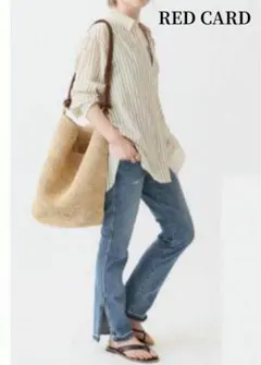 【極美品】レッドカード Liberty Slit デニムパンツ　スリット 24