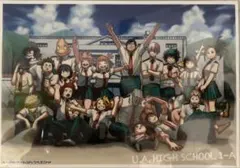 ☆ 僕のヒーローアカデミア　原作ブロマイド　Ａ組　集合